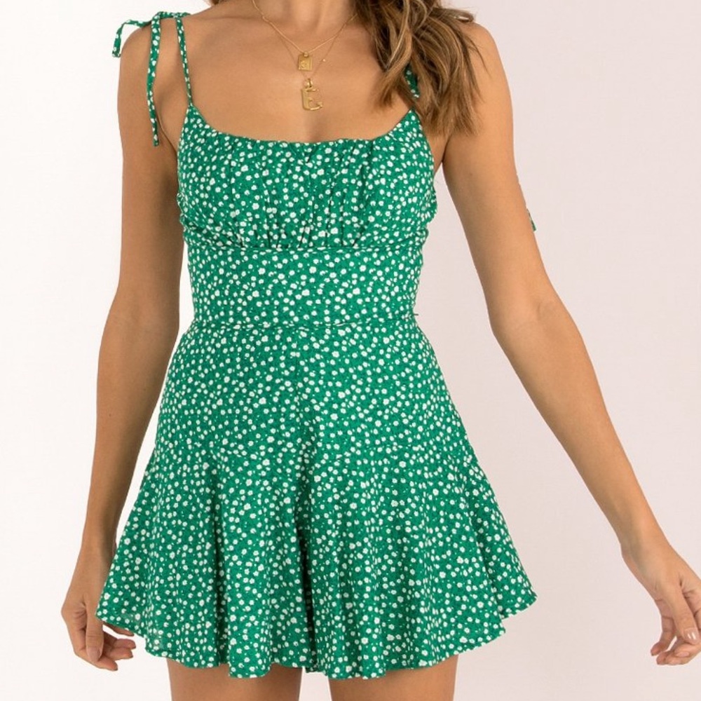 Sundae Muse Annie Playsuit Emerald